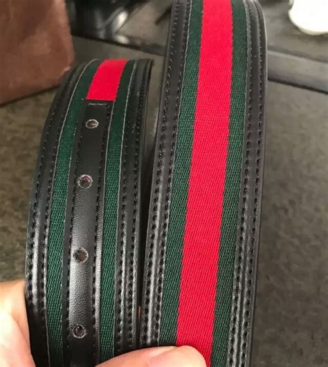 gucci belt red green|gucci reversible belt women.